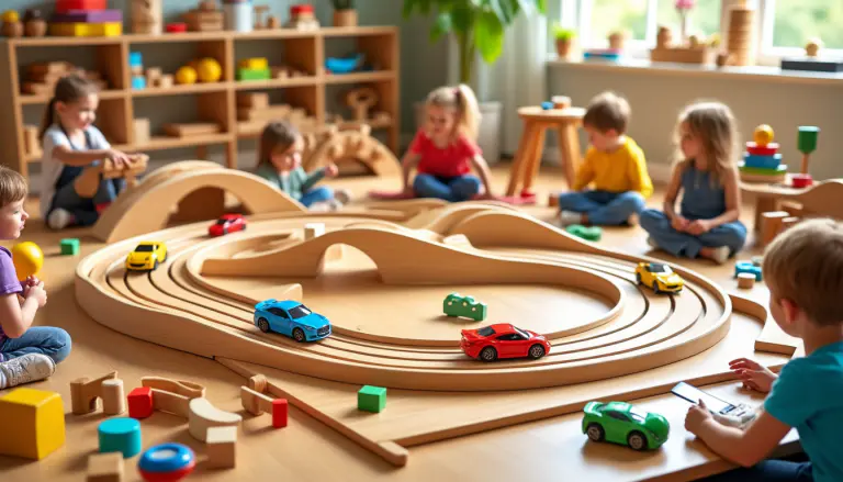 découvrez le circuit voitures montessori, un outil éducatif innovant qui stimule la créativité et l'imagination des enfants. idéal pour les apprenants curieux, ce circuit favorise l'exploration tout en développant des compétences pratiques et cognitives.