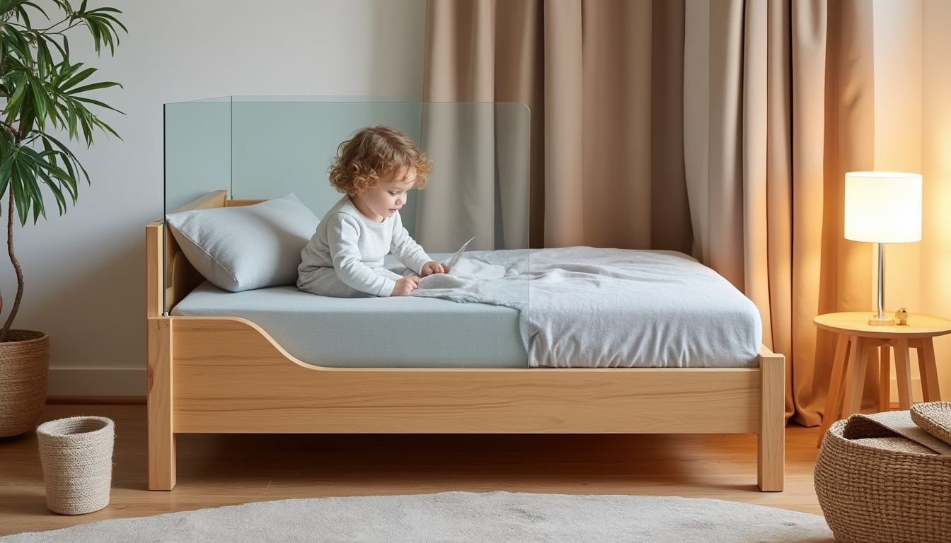 découvrez la barrière de lit montessori, conçue pour offrir sécurité et autonomie à votre enfant. favorisez son indépendance tout en assurant un sommeil paisible et sécurisé. idéale pour la transition du lit bébé au lit d'enfant.