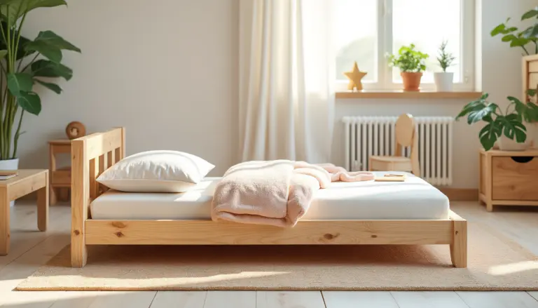 découvrez le lit carré montessori, conçu pour offrir un sommeil paisible et sécurisé à vos enfants. un mobilier adapté qui favorise l'autonomie et le développement de l'enfant tout en apportant une touche esthétique à votre intérieur.