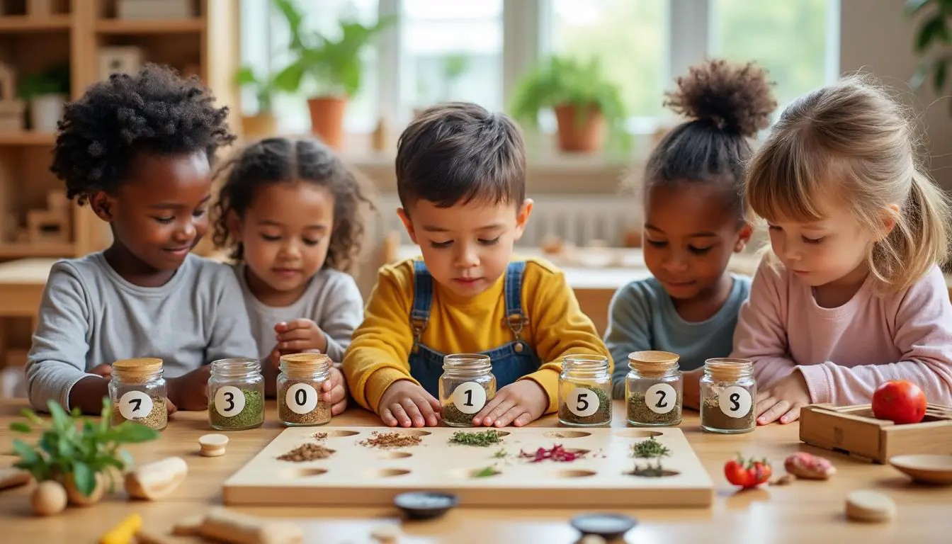 découvrez le loto des odeurs montessori, un jeu éducatif qui stimule les sens des enfants tout en leur permettant d'apprendre à travers une approche sensorielle ludique. parfait pour éveiller la curiosité et affiner le sens de l'olfaction.