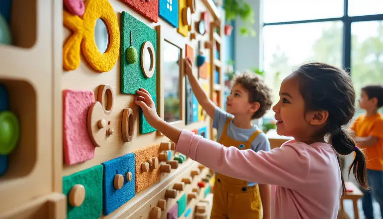 découvrez comment un mur sensoriel montessori peut stimuler la créativité et le développement des enfants. idéal pour les jeunes esprits curieux, ce support ludique favorise l'apprentissage par l'expérimentation et l'interaction, tout en développant les compétences motrices et sensorielles.