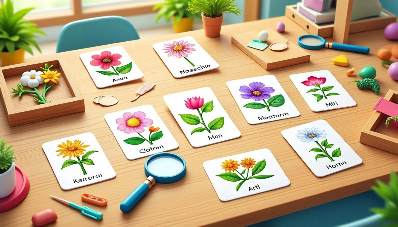 découvrez la nomenclature fleur montessori, une méthode éducative captivante qui introduit les enfants aux concepts botaniques à travers des activités ludiques et interactives. stimulez leur curiosité et apprenez-leur à explorer le monde des plantes tout en développant leur sens de l'observation.