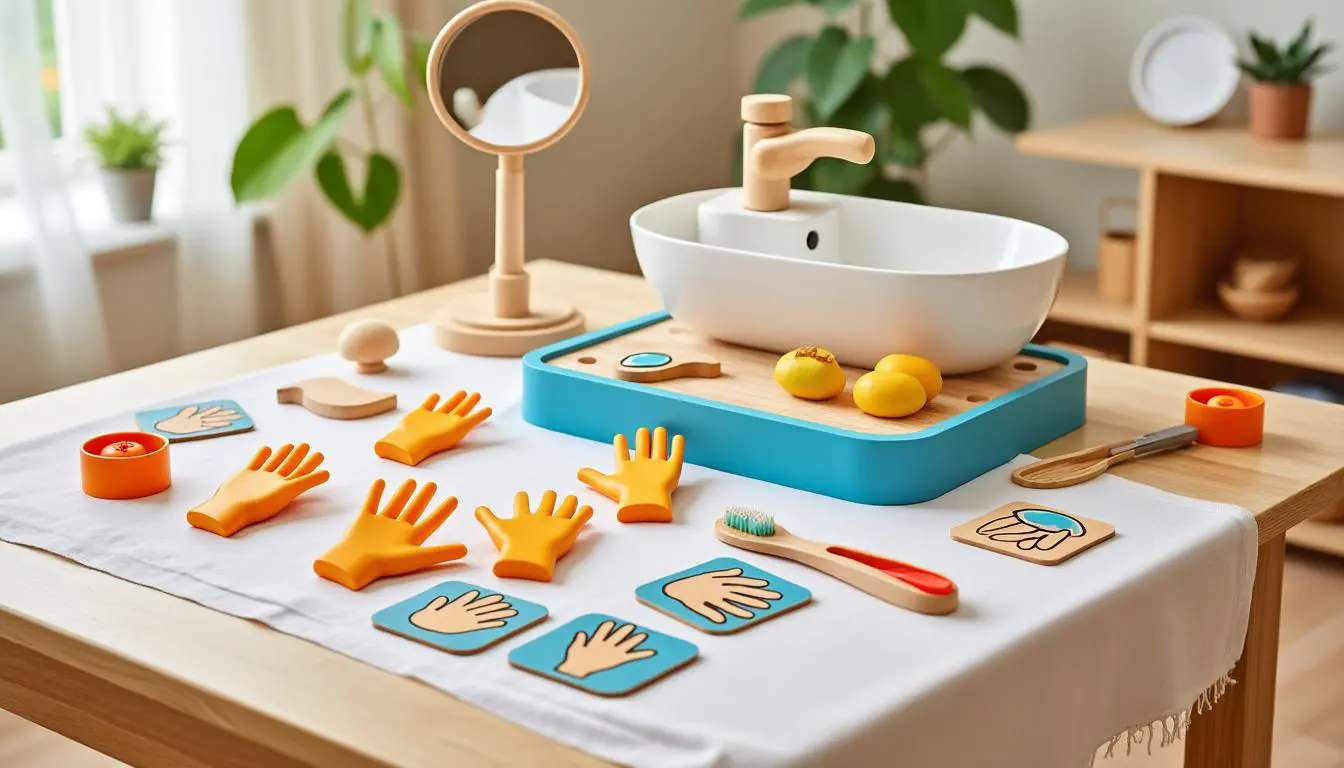 découvrez notre tableau propreté montessori, un outil éducatif qui favorise l'autonomie et l'hygiène chez les enfants. en intégrant des activités ludiques, ce tableau contribue à enseigner aux petits l'importance des bonnes pratiques d'hygiène tout en les rendant acteurs de leur propre apprentissage.