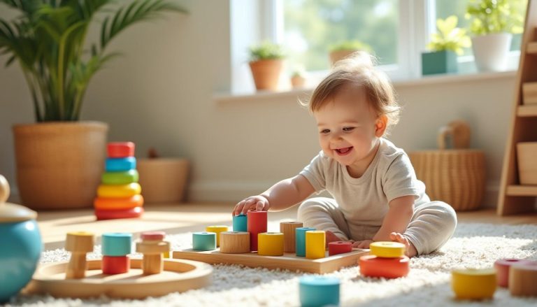 découvrez notre sélection de 15 jeux montessori spécialement conçus pour les enfants de 18 à 24 mois. ces activités stimulant la motricité et l'exploration sensorielle aideront votre petit à développer ses compétences tout en s'amusant. offrez-lui des moments d'apprentissage enrichissants et ludiques!