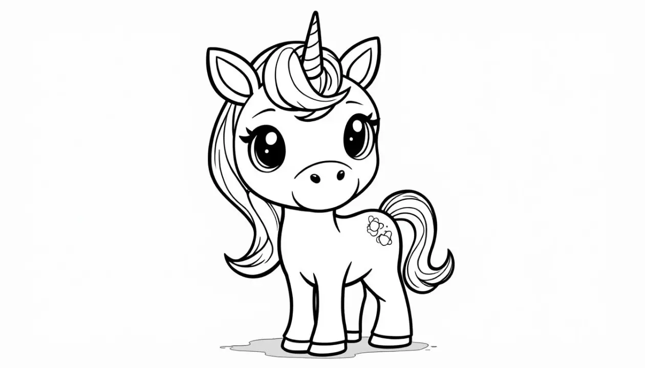 licorne Dnd à colorier