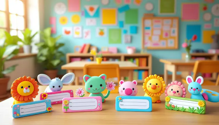 découvrez des modèles gratuits d'étiquettes prénom à télécharger pour la maternelle et profitez de conseils pratiques pour une utilisation efficace en classe.