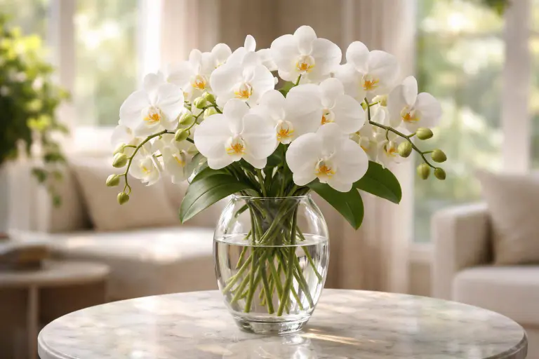 découvrez la signification d'offrir des orchidées blanches et pourquoi ce geste floral est un symbole d'élégance, de pureté et de respect.