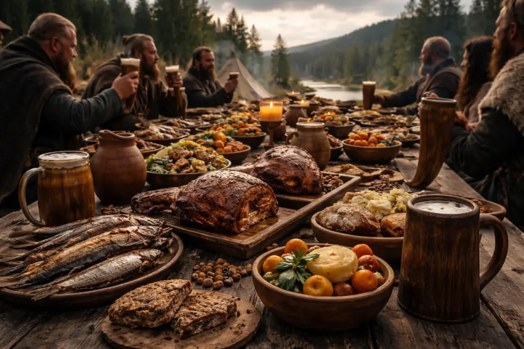 découvrez l'alimentation des vikings : quels aliments composaient leur régime, comment ils se nourrissaient et quelles étaient leurs pratiques culinaires.