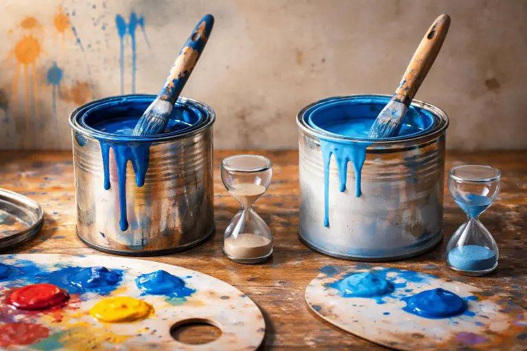 découvrez tout sur la peinture glycéro : son temps de séchage, ses caractéristiques, et ses différences majeures avec la peinture acrylique pour choisir la meilleure option pour vos projets.