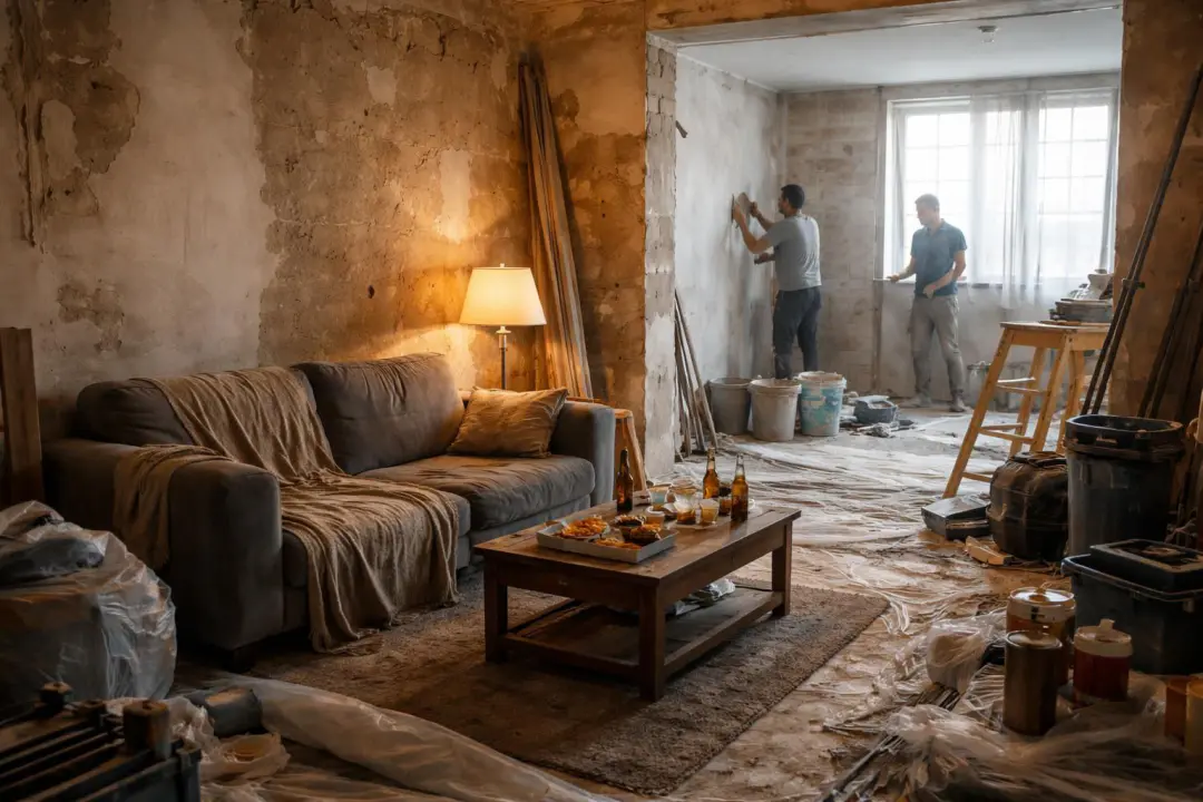découvrez nos conseils pratiques pour choisir où habiter pendant une rénovation et comment survivre aux travaux dans votre maison en toute sérénité.