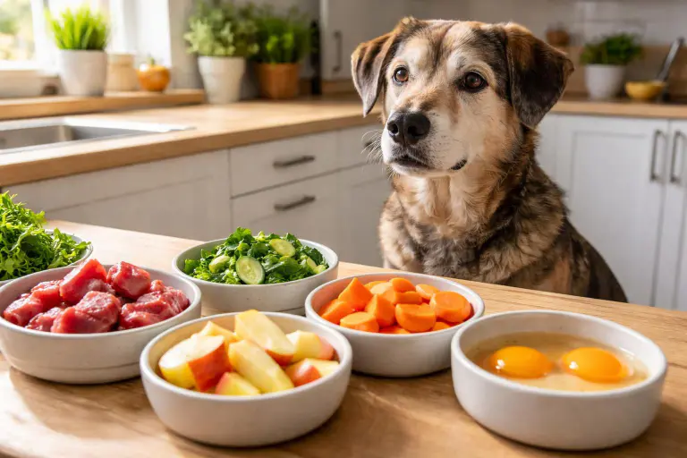 découvrez notre examen des meilleurs aliments crus pour nourrir votre chien senior, alliant santé et vitalité pour ses besoins spécifiques.
